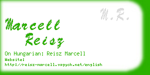 marcell reisz business card